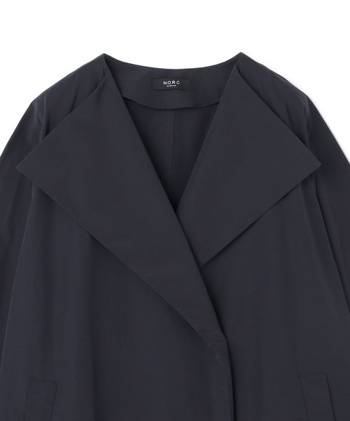 N.O.R.C（ノーク）の「【NYLON WEATHER】ロングコート（その他アウター・レディース・ネイビー/アイボリー・S/M）」の16枚目の写真