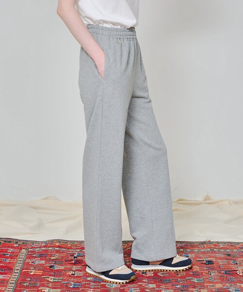 DRESSTERIOR（ドレステリア）の「【スタイリスト福田麻琴さんコラボ】センターシームワイドスウェットパンツ（その他パンツ・レディース・グレー/チャコールグレー・36/38/34）」の4枚目の写真