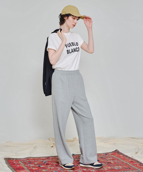 DRESSTERIOR（ドレステリア）の「【スタイリスト福田麻琴さんコラボ】センターシームワイドスウェットパンツ（その他パンツ・レディース・グレー/チャコールグレー・36/38/34）」の6枚目の写真