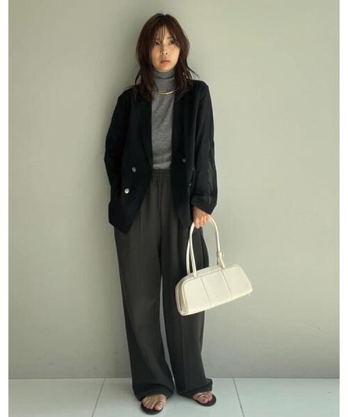 DRESSTERIOR（ドレステリア）の「【スタイリスト福田麻琴さんコラボ】センターシームワイドスウェットパンツ（その他パンツ・レディース・グレー/チャコールグレー・36/38/34）」の20枚目の写真