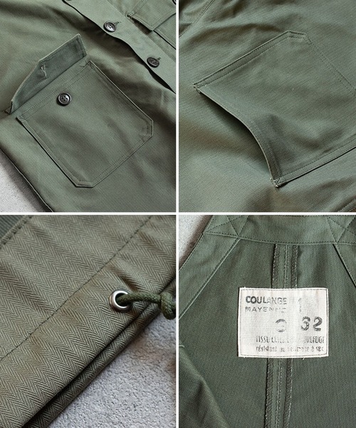 ８(eight)（エイト）の「フランスタイプ NAVY オーバーオール（サロペット/オーバーオール・メンズ・オリーブ/ネイビー・1/3/2）」の6枚目の写真