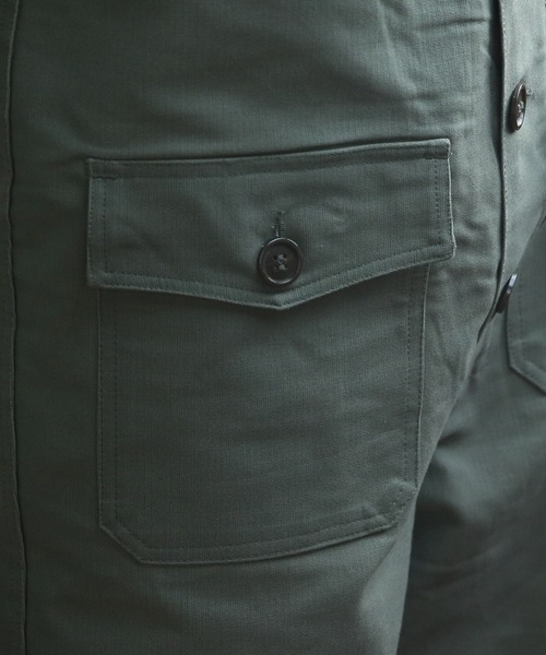 ８(eight)（エイト）の「フランスタイプ NAVY オーバーオール（サロペット/オーバーオール・メンズ・オリーブ/ネイビー・1/3/2）」の15枚目の写真