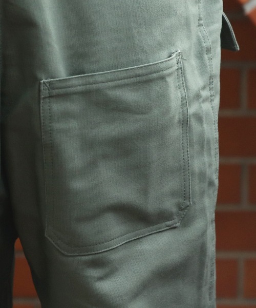 ８(eight)（エイト）の「フランスタイプ NAVY オーバーオール（サロペット/オーバーオール・メンズ・オリーブ/ネイビー・1/3/2）」の18枚目の写真