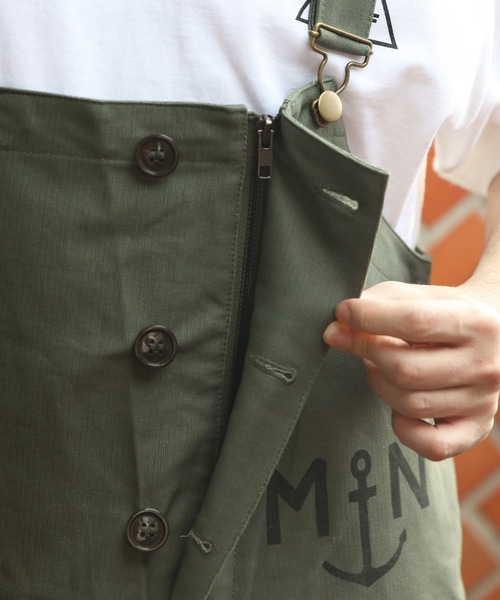 ８(eight)（エイト）の「フランスタイプ NAVY オーバーオール（サロペット/オーバーオール・メンズ・オリーブ/ネイビー・1/3/2）」の19枚目の写真