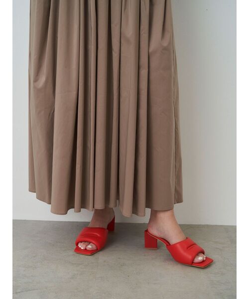 ELENDEEK（エレンディーク）の「クッションサンダル（サンダル・レディース・ブラック/オフホワイト/レッド・38/37）」の12枚目の写真