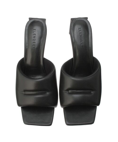 ELENDEEK（エレンディーク）の「クッションサンダル（サンダル・レディース・ブラック/オフホワイト/レッド・38/37）」の18枚目の写真