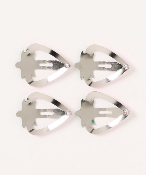 Bambin（ボンバン）の「【 Bambin / ボンバン 】 ぷっくり いちご パッチンピン 4個セット（ヘアピン・キッズ・ピンク/レッド・FREE）」の3枚目の写真