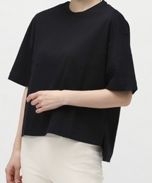 ティゴラ TIGORA UVカットシルキーコットンオーバーサイズTシャツ