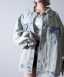 Bling Leads（ブリングリーズ）の「/Bling leads/オーバーサイズ　3RD デニムジャケット（デニムジャケット）」