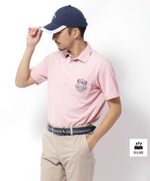 adabat（アダバット）の「吸水速乾 ドライポケットエンブレムポロシャツ（ポロシャツ）」