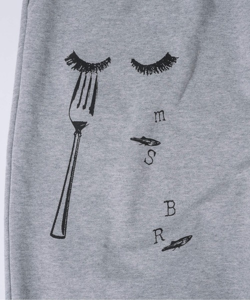 musubore(ムスボレ)の「buggy print sweat PT / プリントスエットパンツ(スウェットパンツ・レディース・ピンク/グレー・1/0)」の18枚目の写真