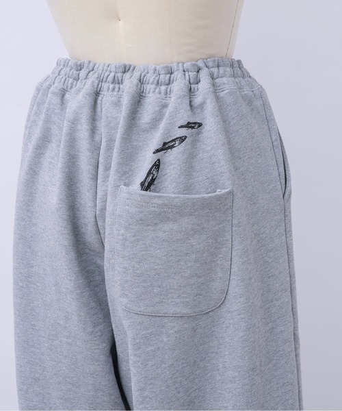 musubore(ムスボレ)の「buggy print sweat PT / プリントスエットパンツ(スウェットパンツ・レディース・ピンク/グレー・1/0)」の4枚目の写真