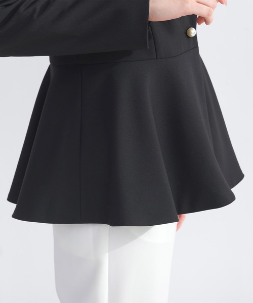 PICCIN PERLA（ピッチンペルラ）の「パールボタンペプラムジャケット（ノーカラージャケット・レディース・ブラック・M）」の12枚目の写真