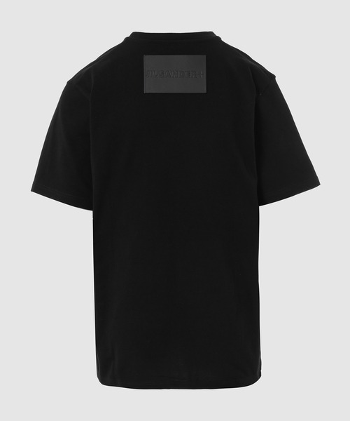 JIL SANDER（ジルサンダー）の「T-SHIRT CN SS W/LH（Tシャツ/カットソー・レディース・ホワイト/ブラック/ネイビー・S/XS/L/M）」の2枚目の写真