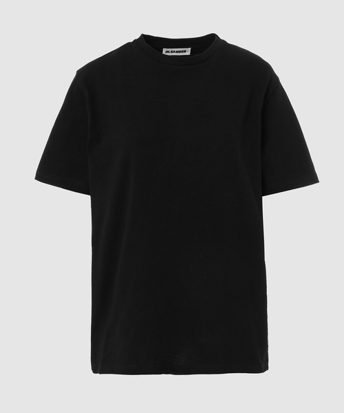 JIL SANDER（ジルサンダー）の「T-SHIRT CN SS W/LH（Tシャツ/カットソー・レディース・ホワイト/ブラック/ネイビー・S/XS/L/M）」の5枚目の写真