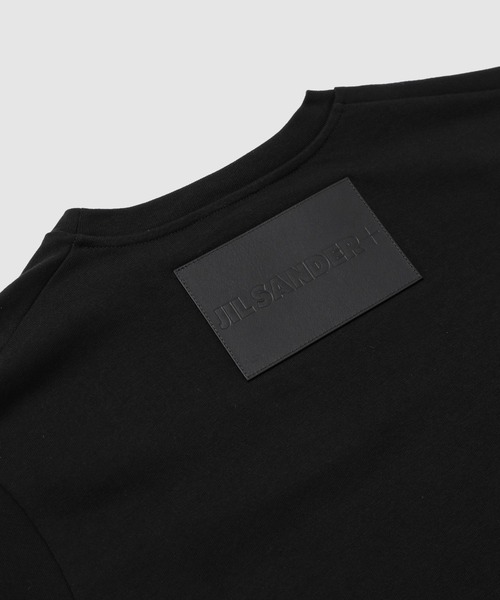 JIL SANDER（ジルサンダー）の「T-SHIRT CN SS W/LH（Tシャツ/カットソー・レディース・ホワイト/ブラック/ネイビー・S/XS/L/M）」の7枚目の写真