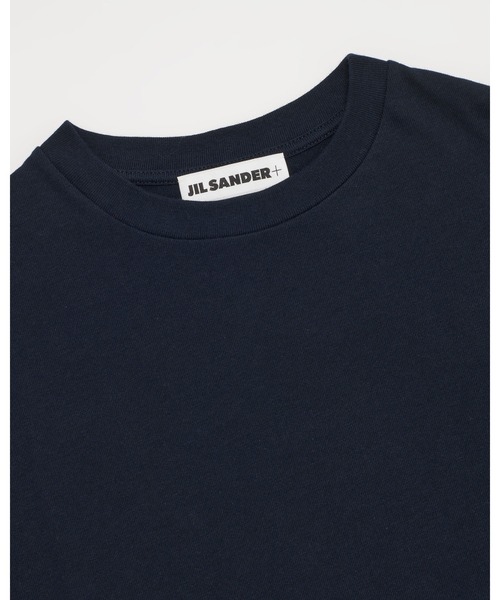 JIL SANDER（ジルサンダー）の「T-SHIRT CN SS W/LH（Tシャツ/カットソー・レディース・ホワイト/ブラック/ネイビー・S/XS/L/M）」の10枚目の写真