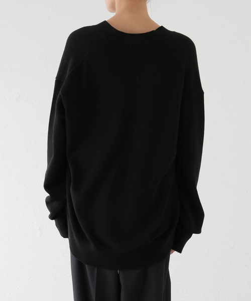 セール】コットンウールVネックカーディガン（カーディガン/ボレロ