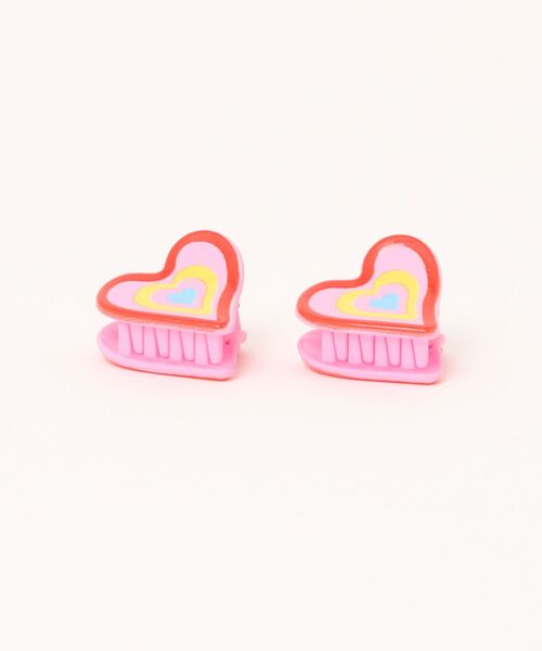 れれれ出品　POTETE ヘアクリップ　2つセット　ハートクリップ 新品】POTETEネイビーハートクリップ 巾着セットの通販 by m｜ラクマ