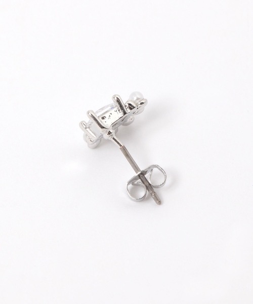 LAKOLE（ラコレ）の「Vパールスクエアビジューピアス / 318921（ピアス（両耳用）・レディース・ピンク系その他/その他2/その他1・FREE）」の5枚目の写真