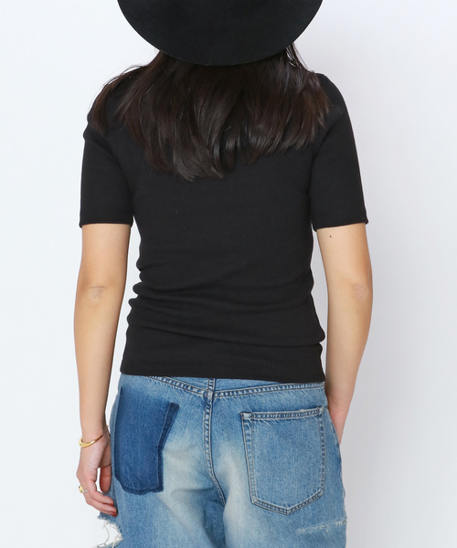 Anine Bing(アニー ビング)の「*【ANINE BING/アニン ビン】ALESSIA TEE(Tシャツ/カットソー・レディース・ブラック・FREE)」の3枚目の写真