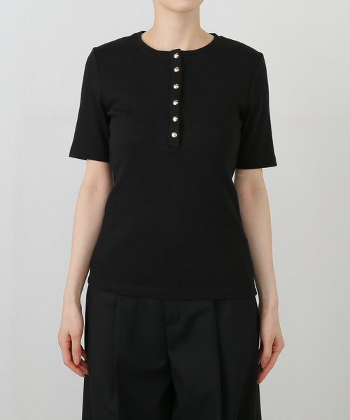 Anine Bing(アニー ビング)の「*【ANINE BING/アニン ビン】ALESSIA TEE(Tシャツ/カットソー・レディース・ブラック・FREE)」の8枚目の写真