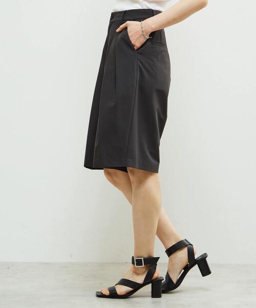 SOFFITTO(ソフィット)の「多機能ストレッチ素材麻混ショート丈パンツ(その他パンツ・レディース・ライトカーキ/チャコールグレー/ブラック・M/S)」の20枚目の写真