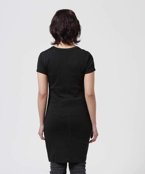 Calvin Klein(カルバン・クライン)の「Calvin Klein(カルバンクライン)ショートスリーブカットソーワンピース(ワンピース・レディース・ブラック・S)」の10枚目の写真