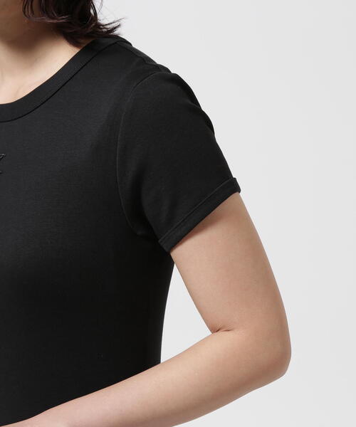 Calvin Klein(カルバン・クライン)の「Calvin Klein(カルバンクライン)ショートスリーブカットソーワンピース(ワンピース・レディース・ブラック・S)」の8枚目の写真