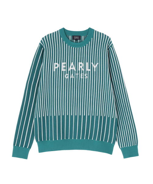 PEARLY GATES - パーリーゲイツ　ニット　さく 中古 メンズ パーリーゲイツ PEARLY GATES セーター 5(L) 白