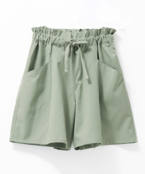 NAVY(ネイビー)の「【冷感・ドライ・UVカット】NAVY SARARI キュロット ショートパンツ(その他パンツ・キッズ・サックスブルー/ブラック系その他/ミント/ラベンダー・120/130/140/150/160)」の1枚目の写真