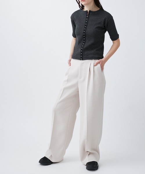 M TO R（ムウトアール）の「HOCK THERMAL 5/S TOPS（Tシャツ/カットソー・レディース・ライトグレー/イエロー/ブラック・38/40）」の11枚目の写真