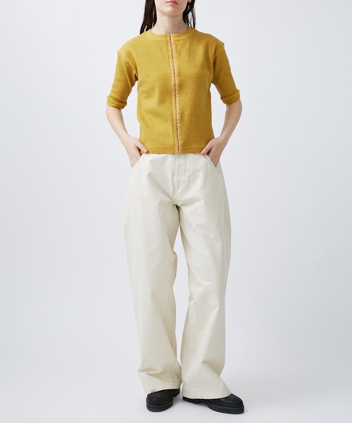 M TO R（ムウトアール）の「HOCK THERMAL 5/S TOPS（Tシャツ/カットソー・レディース・ライトグレー/イエロー/ブラック・38/40）」の16枚目の写真