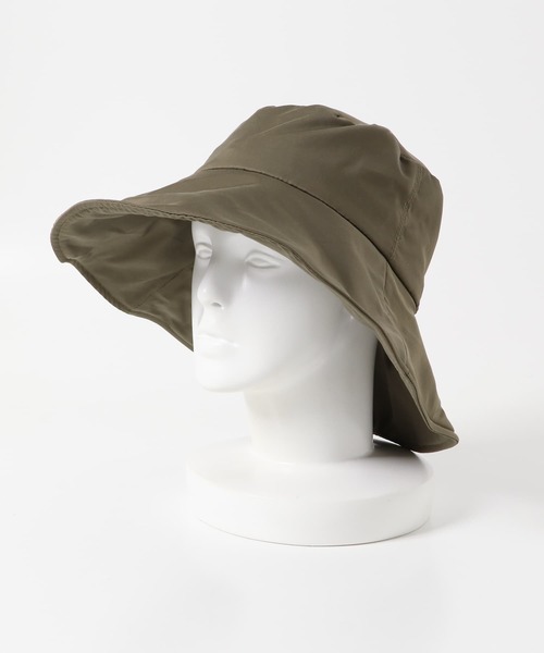 URBAN RESEARCH DOORS（アーバンリサーチドアーズ）の「撥水UVハット（ハット・レディース・カーキ/ブラック・ONE）」の8枚目の写真