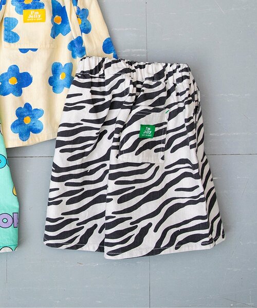 BREEZE（ブリーズ）の「【Im Jelly！】総柄パンツ_ジュニア対応（その他パンツ・キッズ・クリーム/アイボリー/グリーン/ホワイト・80/90/100/110/120/130/140）」の2枚目の写真