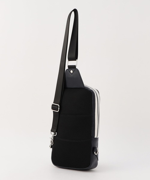 NICOLE CLUB FOR MEN（ニコルクラブフォーメン）の「Admiral別注ボディーバッグ（ボディバッグ/ウエストポーチ・メンズ・ブラック/カーキ/ネイビー/カモフラージュ/ホワイト系・FREE）」の6枚目の写真