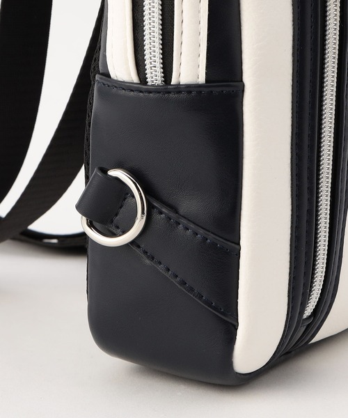 NICOLE CLUB FOR MEN（ニコルクラブフォーメン）の「Admiral別注ボディーバッグ（ボディバッグ/ウエストポーチ・メンズ・ブラック/カーキ/ネイビー/カモフラージュ/ホワイト系・FREE）」の13枚目の写真