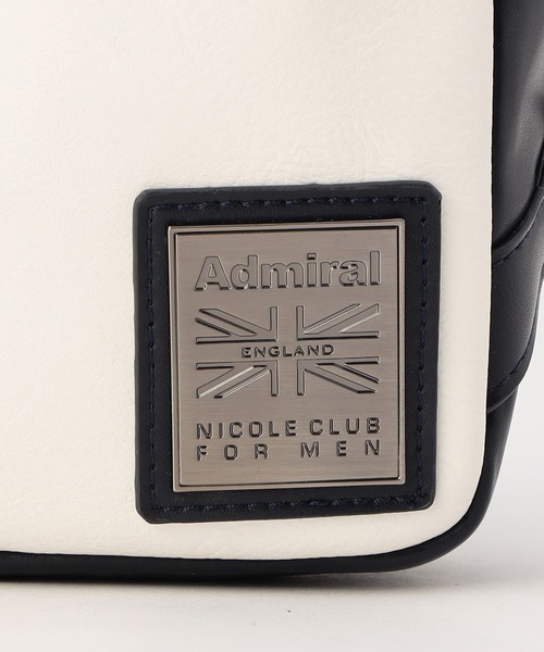 NICOLE CLUB FOR MEN（ニコルクラブフォーメン）の「Admiral別注ボディーバッグ（ボディバッグ/ウエストポーチ・メンズ・ブラック/カーキ/ネイビー/カモフラージュ/ホワイト系・FREE）」の14枚目の写真