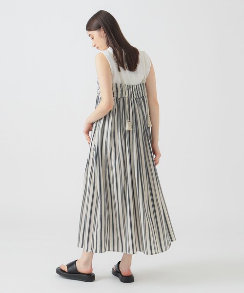 B:MING by BEAMS（ビーミングバイビームス）の「インド ストライプ キャミ ワンピース（S～M）（ワンピース・レディース・その他1/スミクロ/その他・MEDIUM/SMALL）」の18枚目の写真