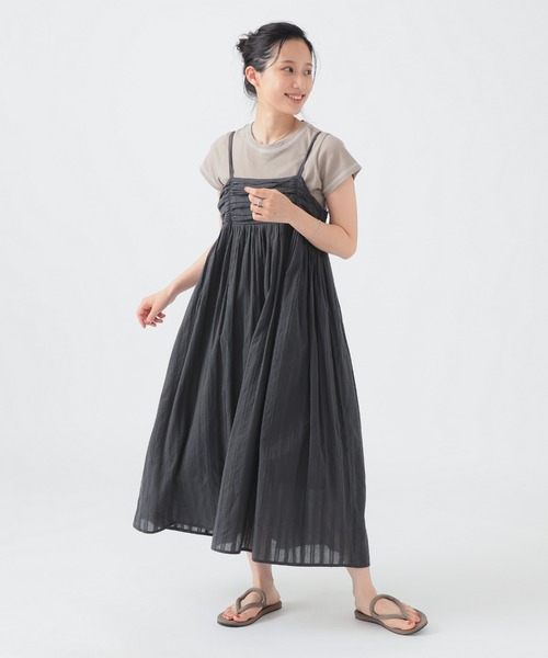 B:MING by BEAMS（ビーミングバイビームス）の「インド ストライプ キャミ ワンピース（S～M）（ワンピース・レディース・その他1/スミクロ/その他・MEDIUM/SMALL）」の5枚目の写真