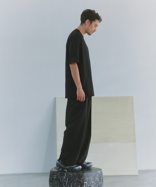 NewAnce(ニュアンス)の「【NewAnce】Crew Neck Tee / クルーネックTee(Tシャツ/カットソー・メンズ・ホワイト/ブラック/ネイビー・M/L)」の14枚目の写真
