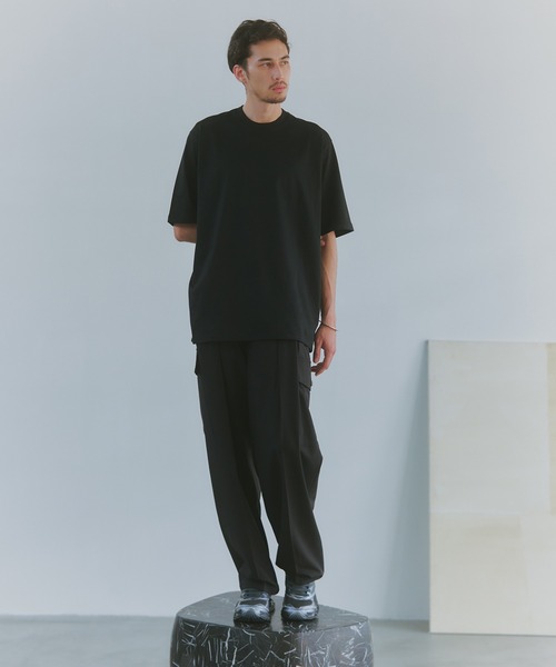 NewAnce(ニュアンス)の「【NewAnce】Crew Neck Tee / クルーネックTee(Tシャツ/カットソー・メンズ・ホワイト/ブラック/ネイビー・M/L)」の13枚目の写真
