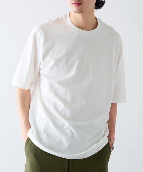 NewAnce(ニュアンス)の「【NewAnce】Crew Neck Tee / クルーネックTee(Tシャツ/カットソー・メンズ・ホワイト/ブラック/ネイビー・M/L)」の10枚目の写真
