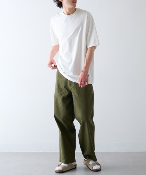 NewAnce(ニュアンス)の「【NewAnce】Crew Neck Tee / クルーネックTee(Tシャツ/カットソー・メンズ・ホワイト/ブラック/ネイビー・M/L)」の11枚目の写真