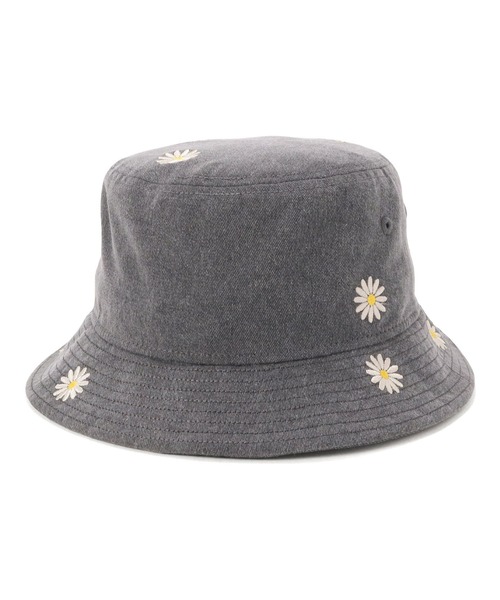 NEW ERA(ニューエラ)の「ニューエラキャップ BUCKET-01 花柄 ONSPOTZ別注(ハット・メンズ・ブラック・S/M/M/L/L/XL)」の8枚目の写真