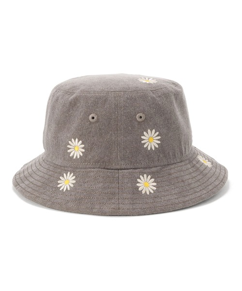 NEW ERA(ニューエラ)の「ニューエラキャップ BUCKET-01 花柄 ONSPOTZ別注(ハット・メンズ・ブラック・S/M/M/L/L/XL)」の13枚目の写真