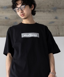 【WILD THINGS】BOX LOGO TEE ロゴ半袖Tシャツ WT25069K