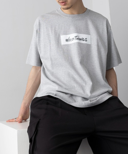 WILD THINGS(ワイルドシングス)の「【WILD THINGS】BOX LOGO TEE ロゴ半袖Tシャツ WT25069K(Tシャツ/カットソー・メンズ・ホワイト/ブラック/グレー・M/L/XL)」の16枚目の写真
