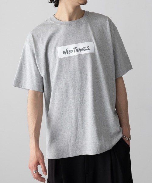 WILD THINGS(ワイルドシングス)の「【WILD THINGS】BOX LOGO TEE ロゴ半袖Tシャツ WT25069K(Tシャツ/カットソー・メンズ・ホワイト/ブラック/グレー・M/L/XL)」の17枚目の写真