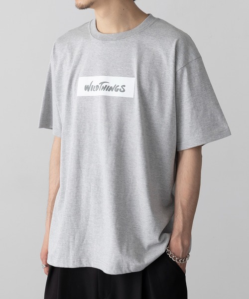 WILD THINGS(ワイルドシングス)の「【WILD THINGS】BOX LOGO TEE ロゴ半袖Tシャツ WT25069K(Tシャツ/カットソー・メンズ・ホワイト/ブラック/グレー・M/L/XL)」の18枚目の写真